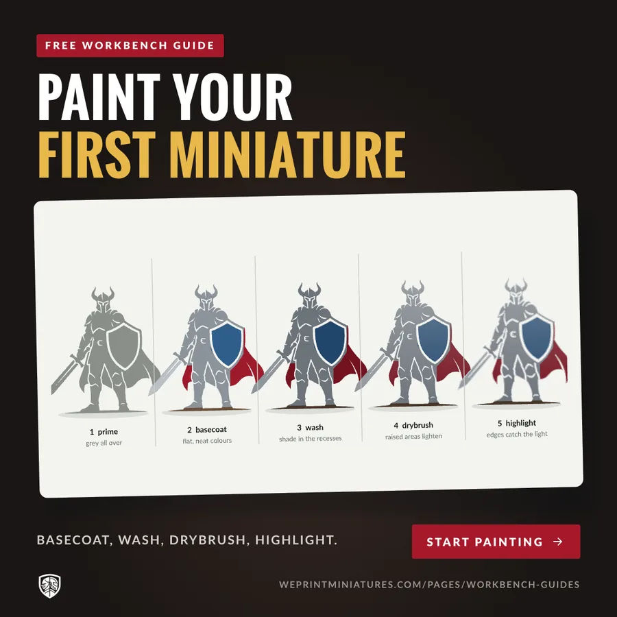 How to Paint Your First Miniature