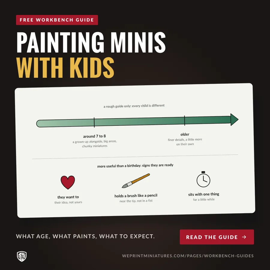 Painting Miniatures With Kids